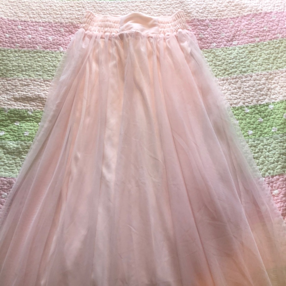 Pink ballet skirt